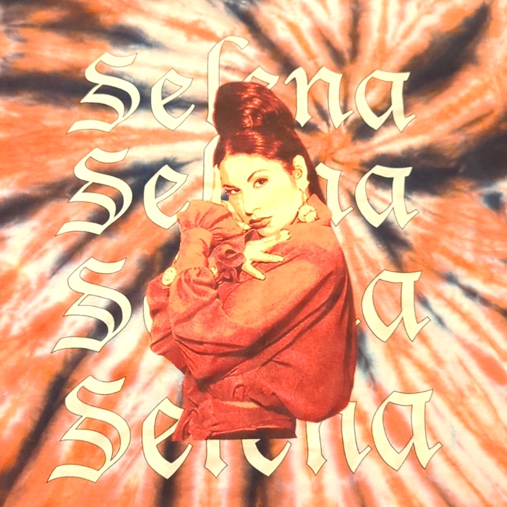 Selena tie dye graphic tee